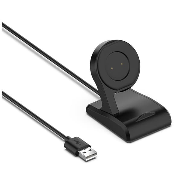 1m Amazfit T-Rex / GTR 42mm / 47mm / GTS USB laddningsdocka Svart