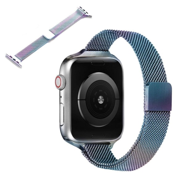 Apple Watch 42mm - 44mm urrem i rustfrit stål - Farverig Multicolor