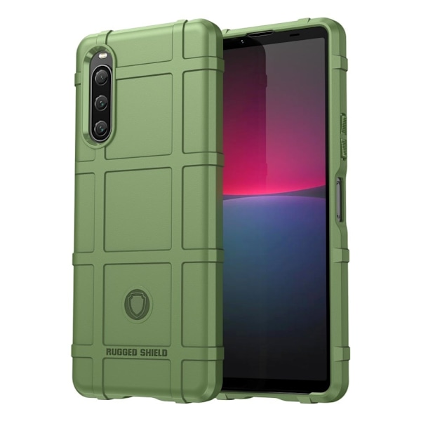 Rugged Shield Etui Sony Xperia 10 V - Grøn Green