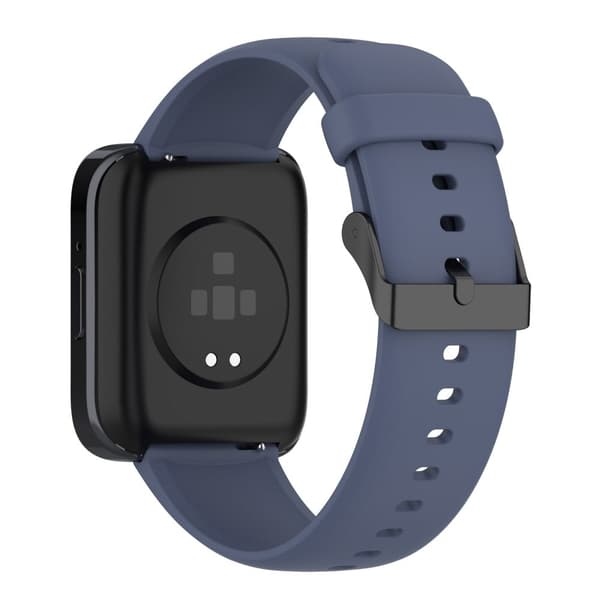 SKG V9 / V9 Pro / Huami Amazfit Bip 5 / Bip 5 Unity Watch Strap Liquid Silicone Band Replacement - Blågrå Blue