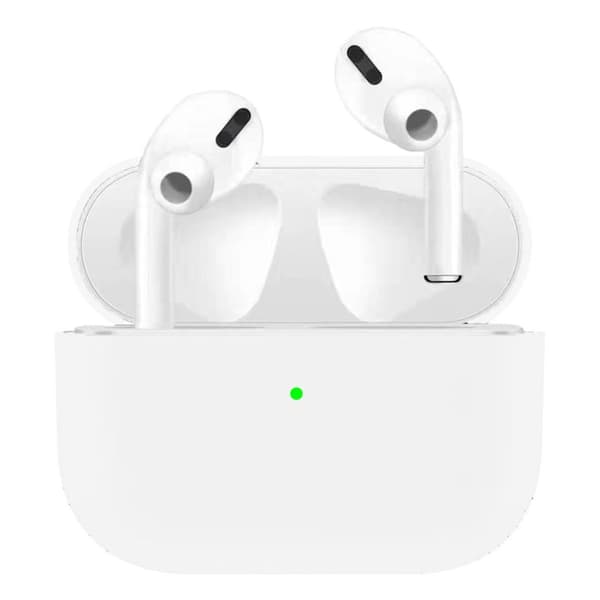 Airpods Pro Ultra-Tynne Silikonetui - Hvit White
