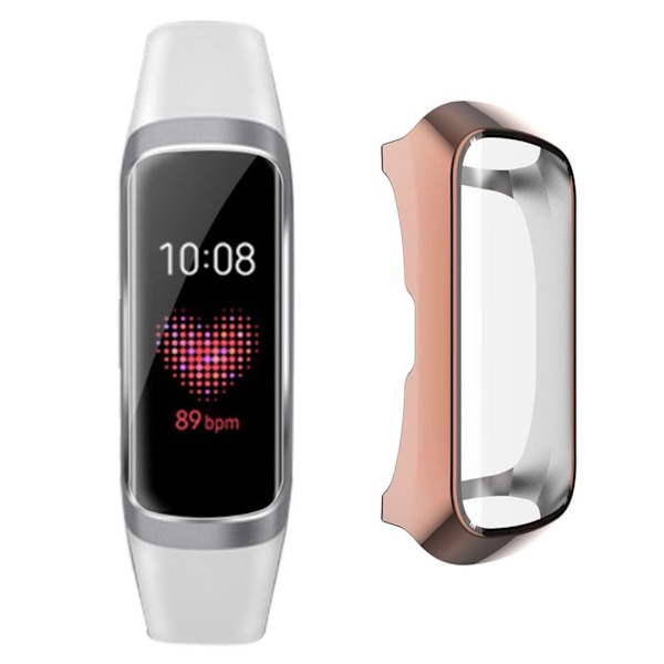 Samsung Galaxy Fit e elektropläteringsram - Roséguld Rosa