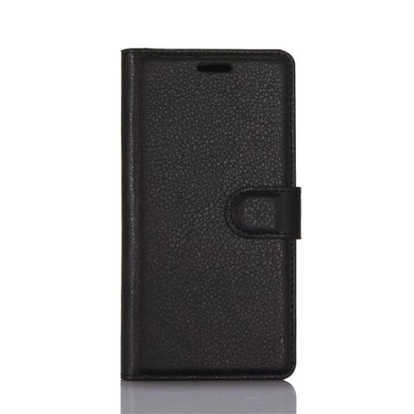 Huawei Honor  8 Lite lommeboketui av lær /m stand funksjon - Svart Black