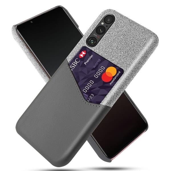 Bofink Sony Xperia 1 V Kort Cover - Grå Silver grey