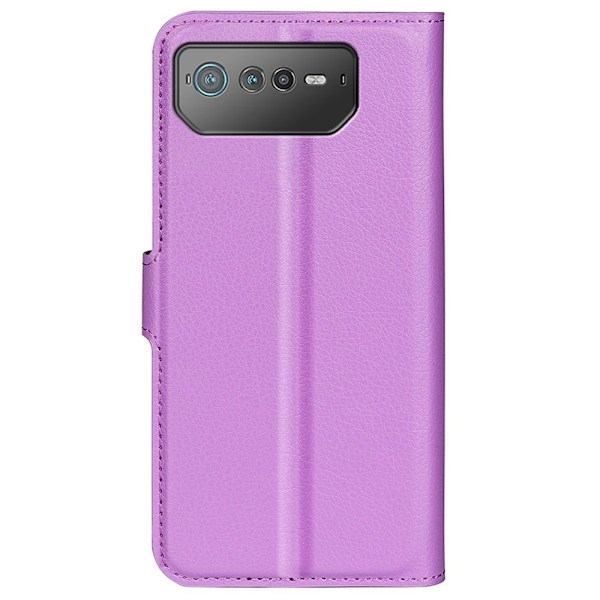 Klassisk ASUS Rog Phone 6 Flip Etui - Lilla Purple
