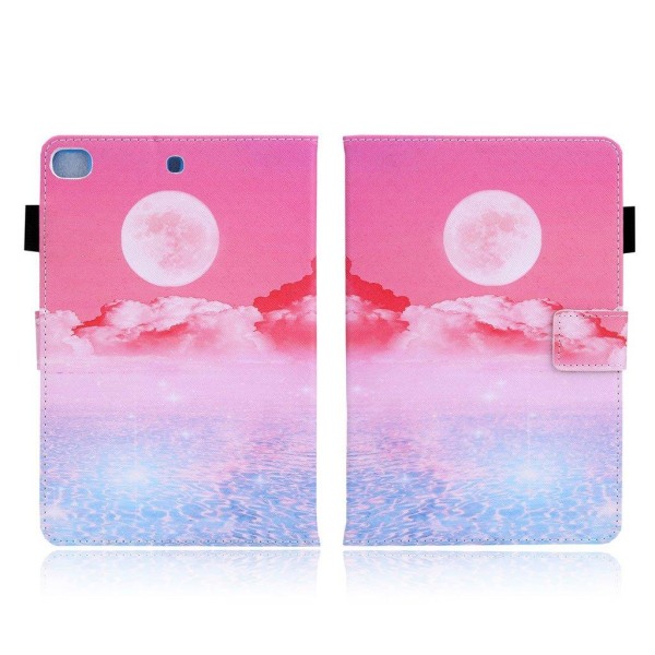 Cool patterned leather flip case for iPad Mini (2019) - Afterglo Pink