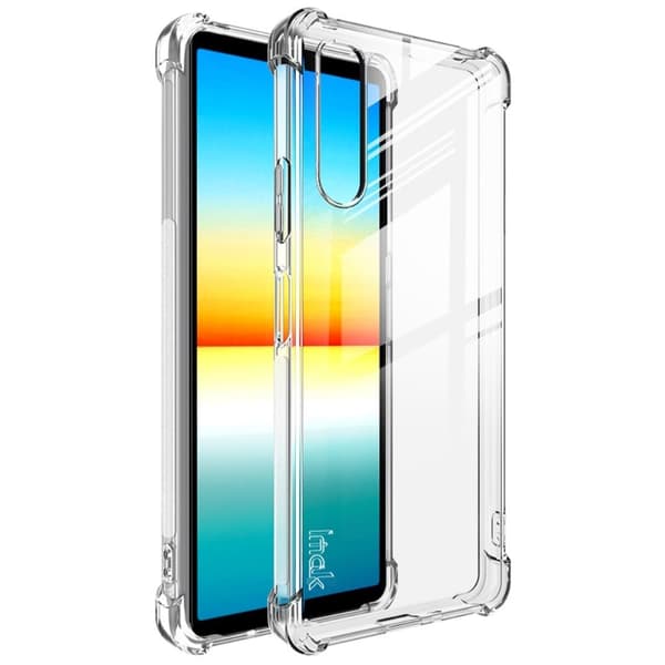 IMAK Turvatyynyn suojus Sony Xperia 10 IV:lle - Läpinäkyvä Transparent