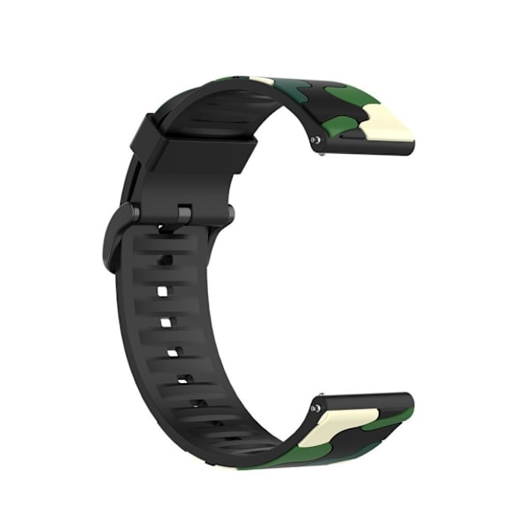 Fitbit Versa 2 / Lite camouflage silikone urrem - Lysegrøn Green