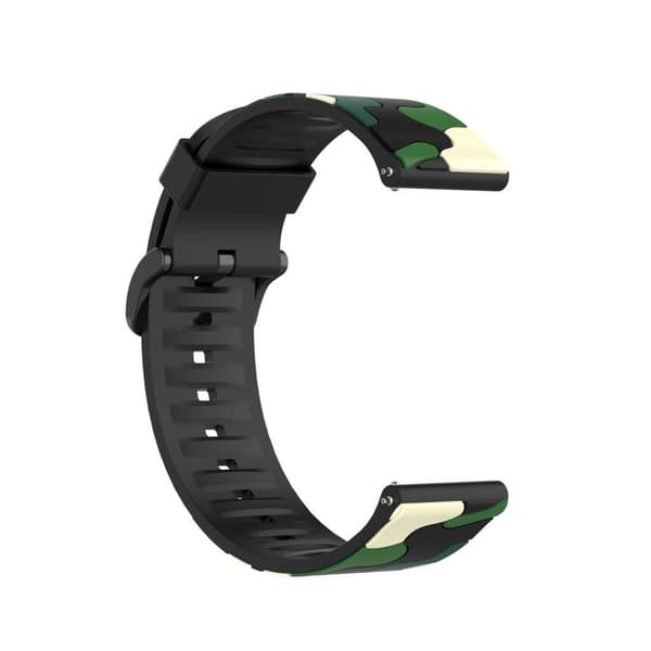 Fitbit Versa 2 / Lite camouflage silikonikellonauha - Vaaleanvihreä Green