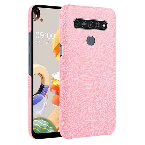 Croco LG K61 skal - Rosa Rosa