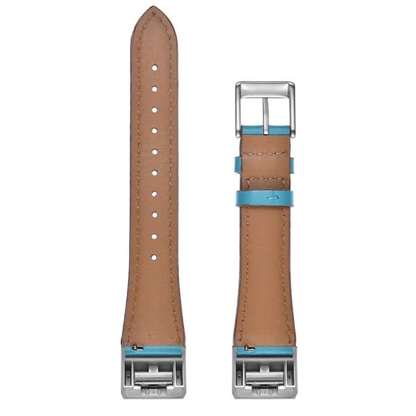 Fitbit Charge 2 cool  ekte skinn klokke band - Blå Blue