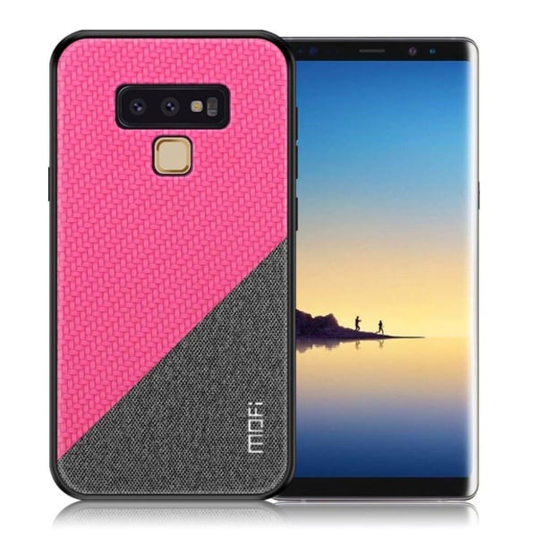 MOFI Honor Series Samsung Galaxy Note9 mobiletui i hybridmaterialer med skridsikker overfalde - Rosa Pink