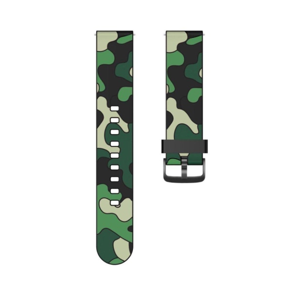 20mm Universal stylish camouflage watch band - Green Grön