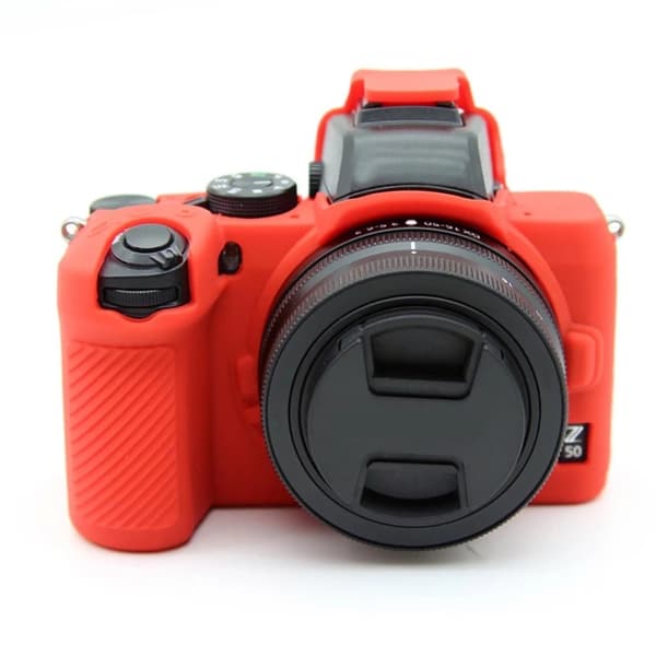 Nikon Z50 silikondeksel - Rød Red