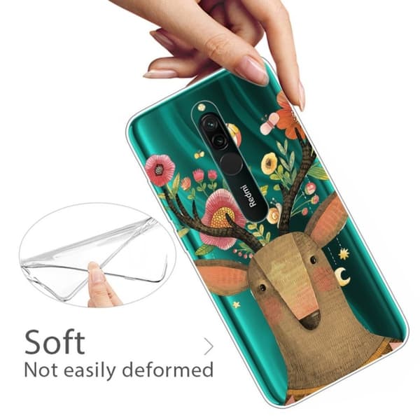 Deco Xiaomi Redmi 8 cover - Kronhjort Brown