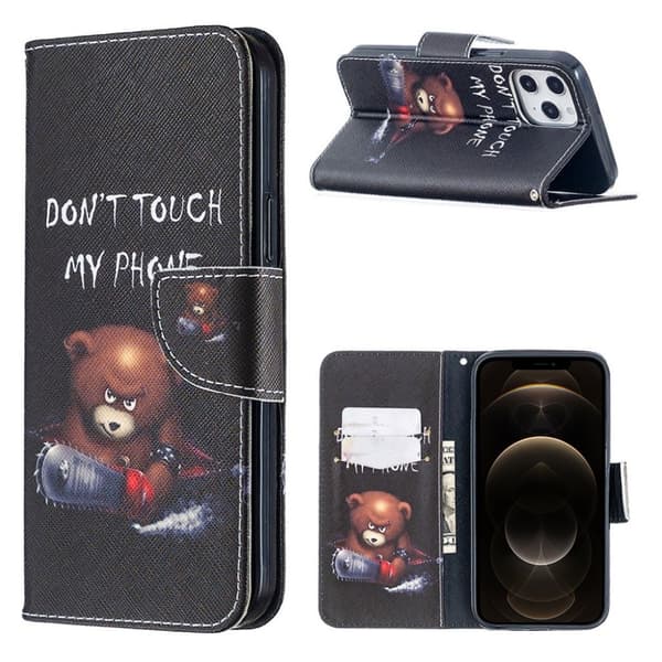Wonderland iPhone 12 Pro Max flip etui - Advarselsord Red