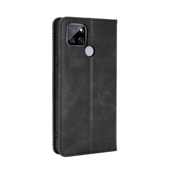 Bofink Vintage Realme V3 leather case - Black Black