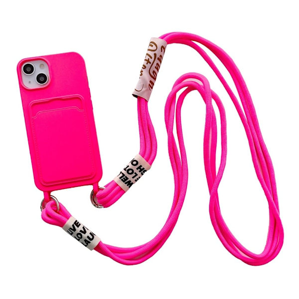 iPhone 15 Kortholderveske - Rose Brown