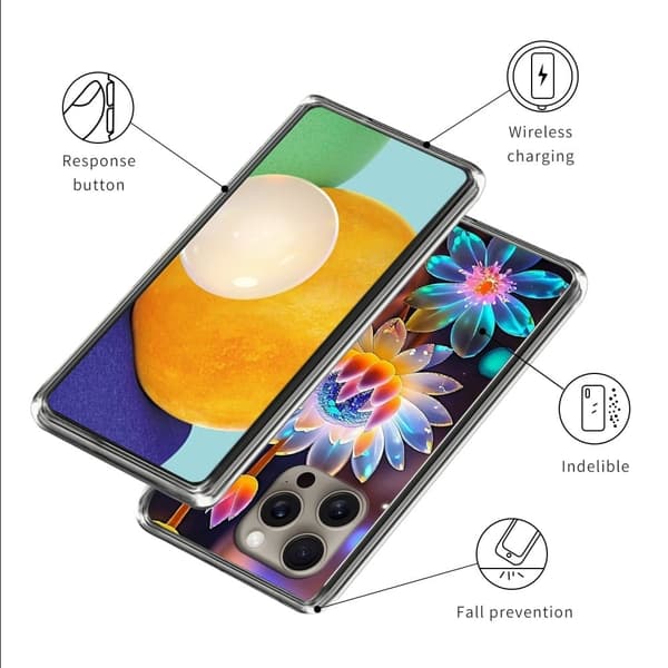 Vibe iPhone 16 Pro Max -kansi - Värikkäitä Kukkia Multicolor