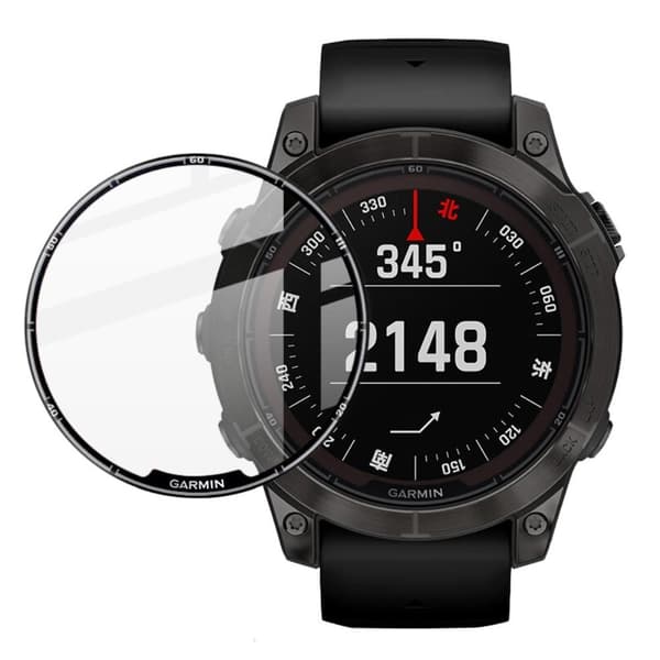 Crystal Clear PMMA Screen Protector for Garmin Fenix 7 Pro Transparent