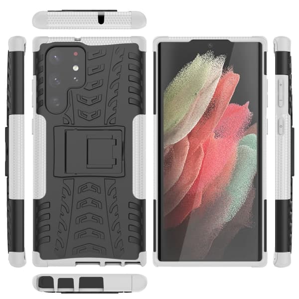 Offroad Etui Samsung Galaxy S22 Ultra - Hvit White