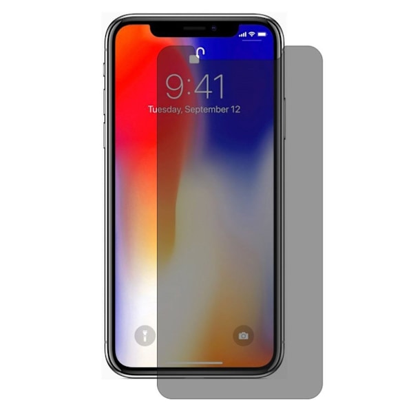 iPhone Xs Max HAT PRINCE Himmeä pintainen karkaistu lasi näyttö suojakalvo - Himmeä Transparentti Transparent