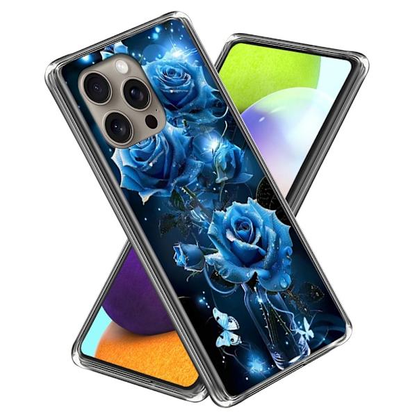 Vibe iPhone 16 Pro Max deksel - Skinnende Roser Blue