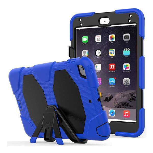 iPad Mini (2019) silikoninen yhdistelmäkotelo - Sininen Blue