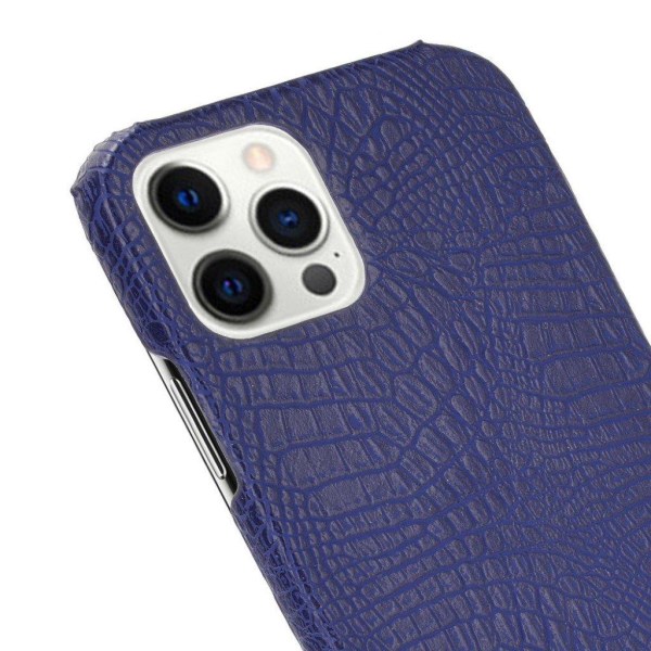 Croco case - iPhone 12 Pro Max - Dark Blue Blue