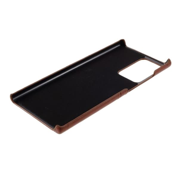 Dual Card Etui Samsung Galaxy Note 20 Ultra - Mørkebrun Brown