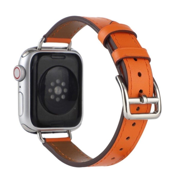 Apple Watch 40mm ruuvimallinen nahkaranneke - Ruskea Brown