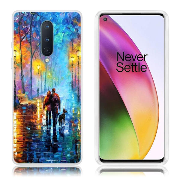 Deco OnePlus 8 skal - Par På Gatan multifärg