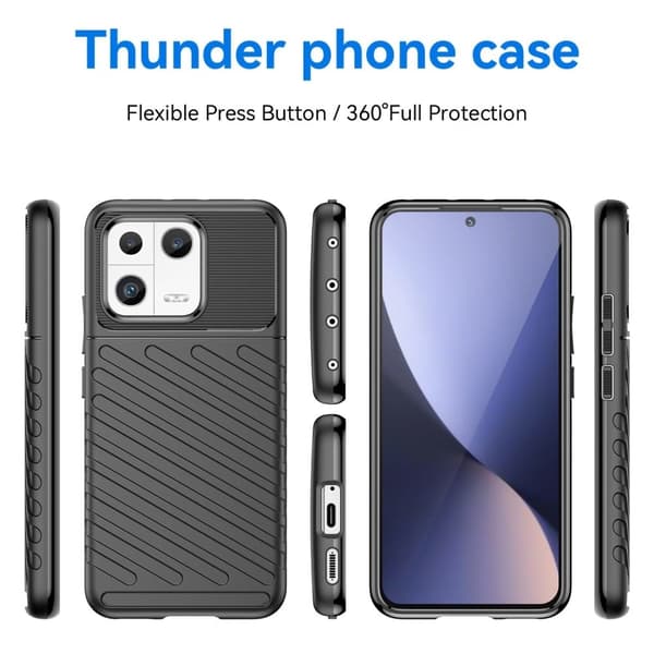 Thunder Xiaomi 13 Etui - Sort Black