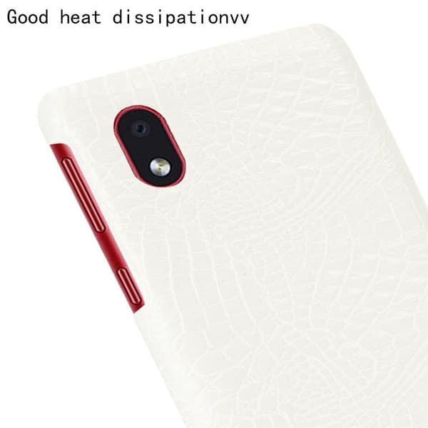Croco Etui Samsung Galaxy M01 / A01 Core - Hvid White
