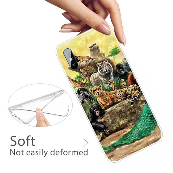 Deco Xiaomi Redmi 9A skal - Djur Gul