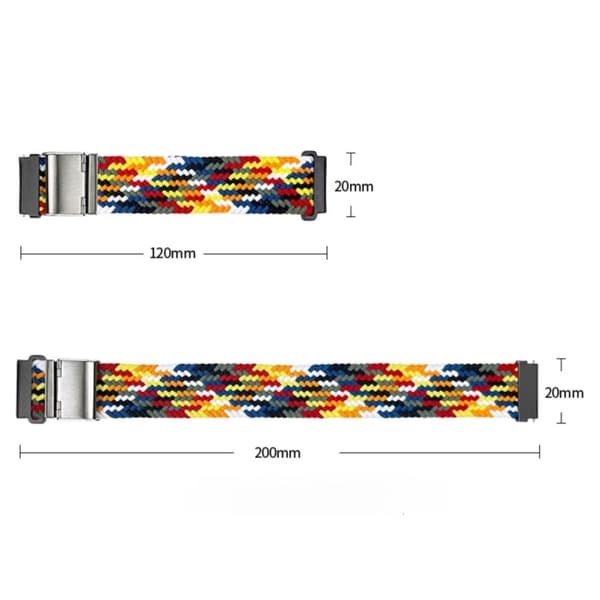 Nailoninen kellohihna Google Pixel -kelloon - Monivärinen Multicolor