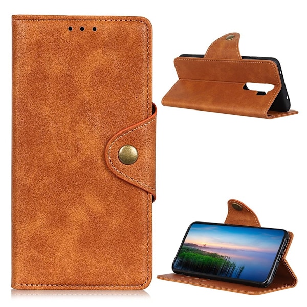 Alpha Xiaomi Redmi 9 Flip etui - Brun Brown