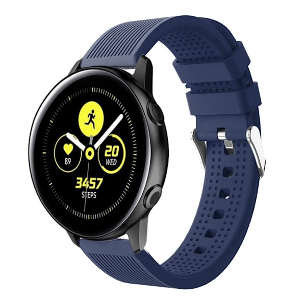 Samsung Galaxy Watch Active silikone urrem - Mørkeblå Blue