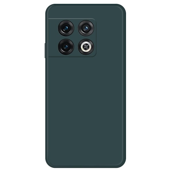 Avfasat gummerat droppskydd för OnePlus 10 Pro - Svartaktig Grön Grön