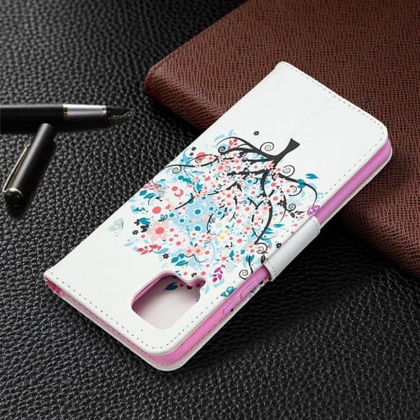 Wonderland Samsung Galaxy A42 5G Flippetui - Blomst Tre Multicolor