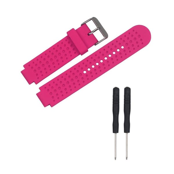 Garmin Forerunner 25 Miesten Vaihdettava Silikooni Kellon Ranneke - Ruusu Pink