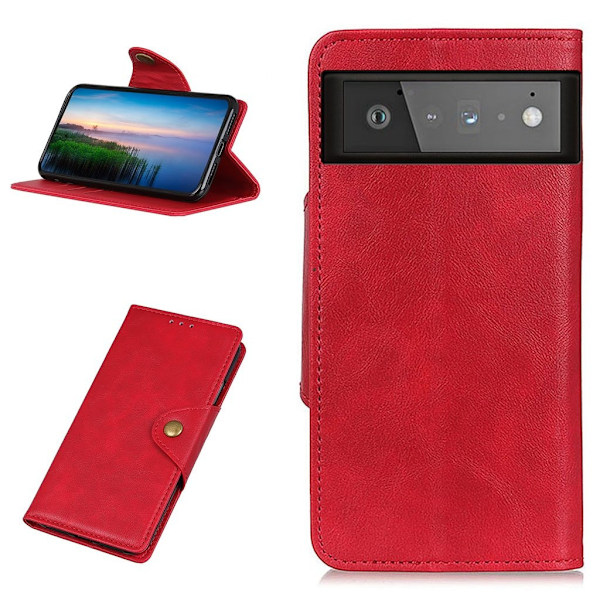 Alpha Google Pixel 6 Flip Etui - Rød Red