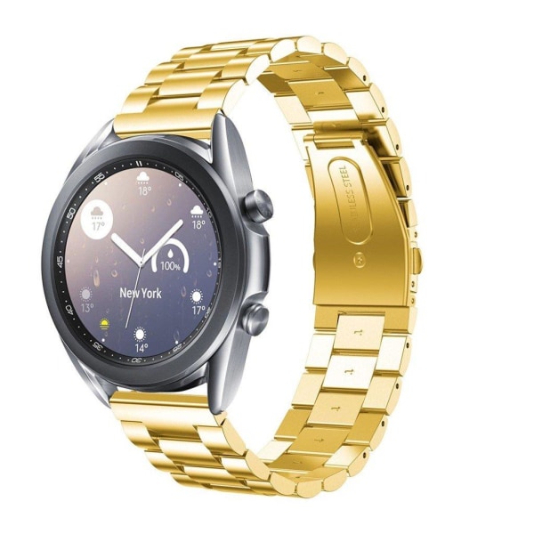 Samsung Galaxy Watch 3 (41mm) rostfritt stål klockarmband - guld Guld