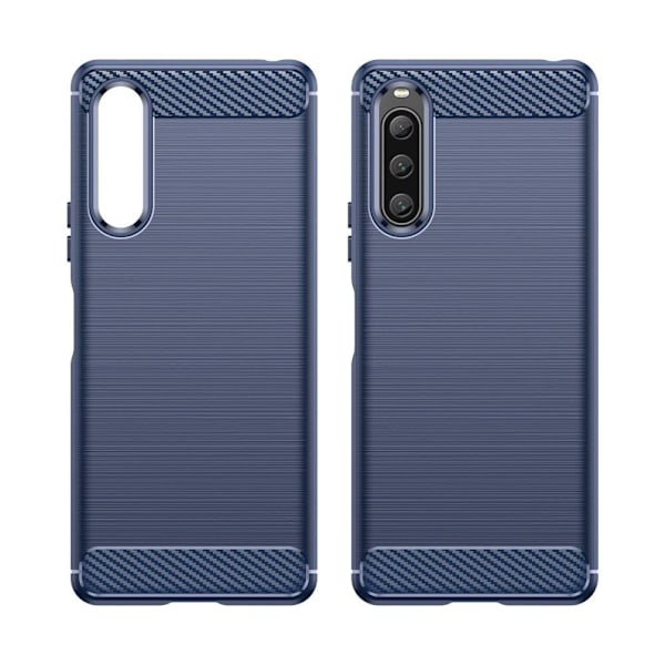 Carbon Flex Sony Xperia 10 V skal - Blå Blå