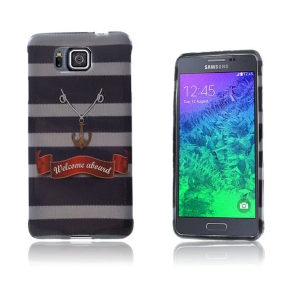 Westergaard Samsung Galaxy Alpha Skal - Ankare och Linjer multifärg