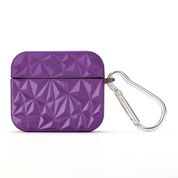 AirPods 3 diamantformet etui med spenne - Lilla Purple