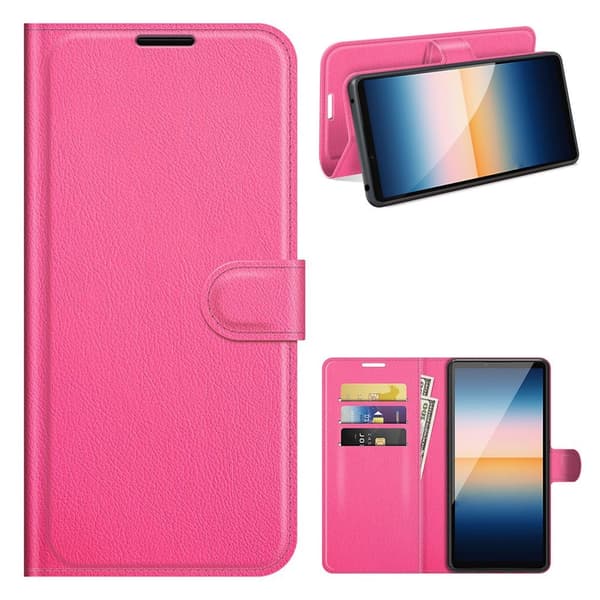 Classic Sony Xperia 10 III Flip Etui - Rose Pink