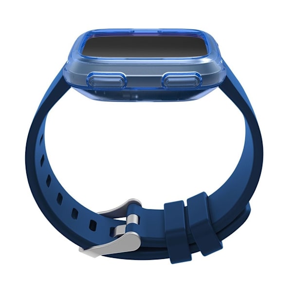 Fitbit Versa Beskyttelses deksel laget av silikon - Blå Blue