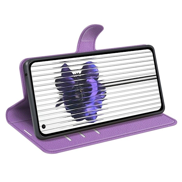 Klassisk Nothing Phone (1) Flip Etui - Lilla Purple