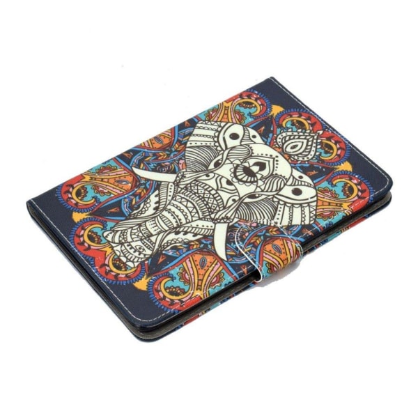 iPad Mini (2019) pattern leather case - Elephant Multicolor